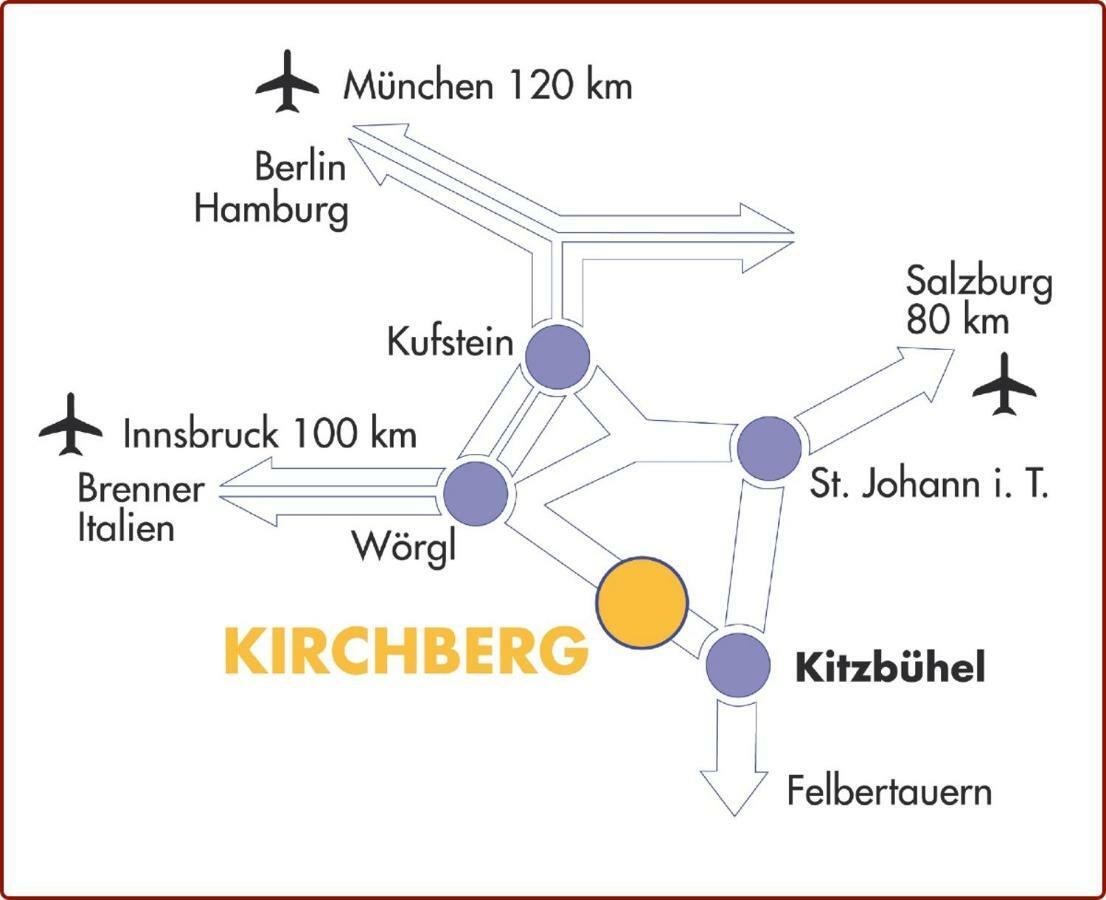 Hotel Metzgerwirt Kirchberg in Tirol Dış mekan fotoğraf